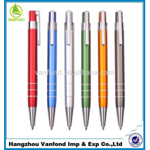 Most popular customized office supplies promotional aluminium ball pen